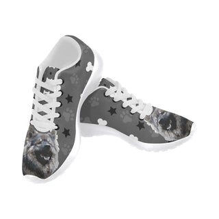 Eurasier White Sneakers Size 13-15 for Men - TeeAmazing