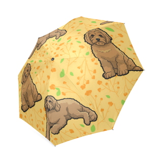 Australian Goldendoodle Flower Foldable Umbrella - TeeAmazing