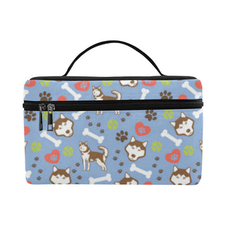 Alaskan Malamute Pattern Cosmetic Bag/Large - TeeAmazing