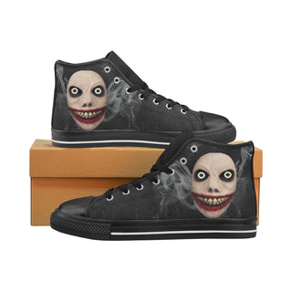 Jeff the Killer Black High Top Canvas Shoes for Kid - TeeAmazing