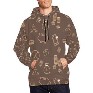 Accountant Pattern All Over Print Hoodie for Men - TeeAmazing