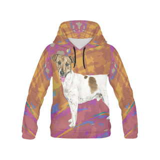 Jack Russell Terrier Water Colour No.1 All Over Print Hoodie for Women - TeeAmazing