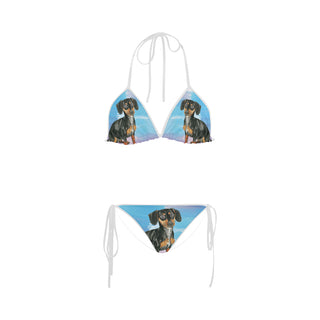 Dachshund Water Colour No.1 Custom Bikini Swimsuit - TeeAmazing