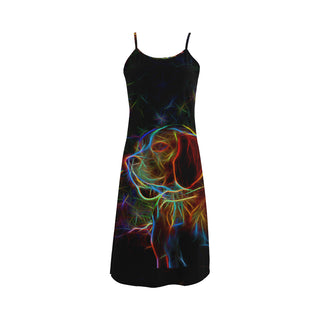 Beagle Glow Design 1 Alcestis Slip Dress - TeeAmazing