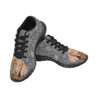 Weimaraner Lover Black Sneakers Size 13-15 for Men - TeeAmazing