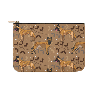 Belgian Malinois Flower Carry-All Pouch 12.5''x8.5'' - TeeAmazing