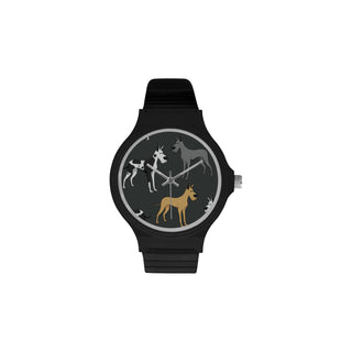 Great Dane Unisex Round Plastic Watch - TeeAmazing