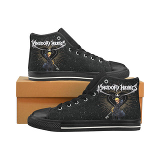 Kingdom Hearts Lover Black Men’s Classic High Top Canvas Shoes /Large Size - TeeAmazing