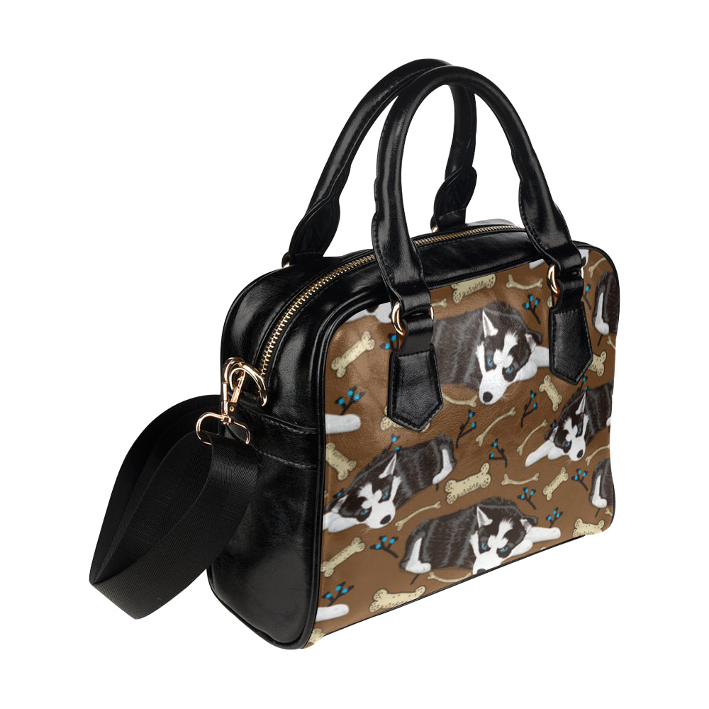 Siberian Husky Shoulder Handbag - TeeAmazing