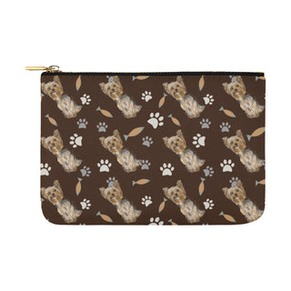 Yorkshire Terrier Water Colour Pattern No.1 Carry-All Pouch 12.5x8.5 - TeeAmazing