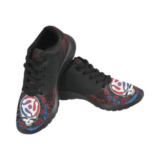 Grateful Dead Black Sneakers Size 13-15 for Men - TeeAmazing