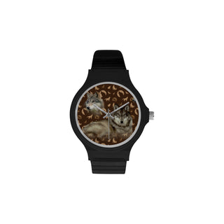 Wolf Lover Unisex Round Plastic Watch - TeeAmazing