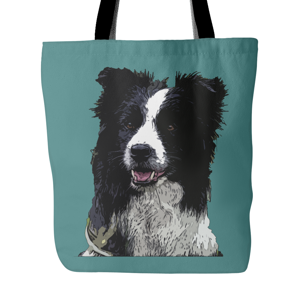 Border Collie Dog Tote Bags - Border Collie Bags - TeeAmazing