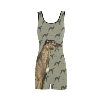 Lurcher Dog Classic One Piece Swimwear - TeeAmazing