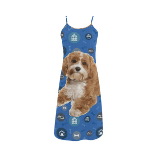 Cavapoo Dog Alcestis Slip Dress - TeeAmazing