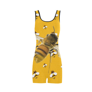 Bee Lover Classic One Piece Swimwear - TeeAmazing