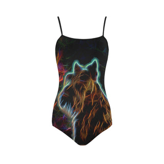 Scottish Terrier Glow Design 2 Strap Swimsuit - TeeAmazing