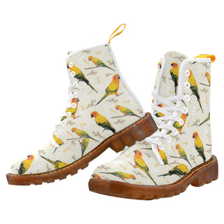 Conures White Boots For Women - TeeAmazing