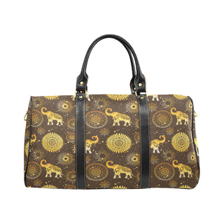 Elephant and Mandalas New Waterproof Travel Bag/Large - TeeAmazing