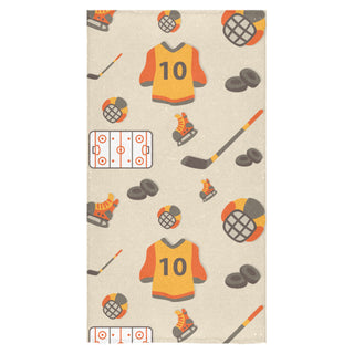 Hockey Pattern Bath Towel 30"x56" - TeeAmazing