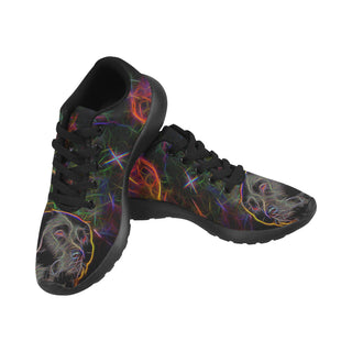 Lab Glow Design 3 Black Sneakers for Women - TeeAmazing