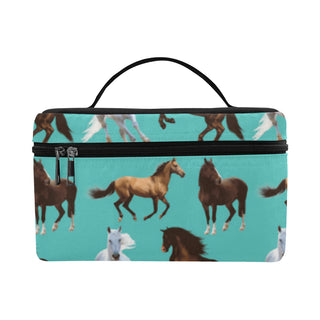 Horse Pattern Cosmetic Bag/Large - TeeAmazing