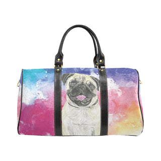 Pug Water Colour No.1 New Waterproof Travel Bag/Small - TeeAmazing