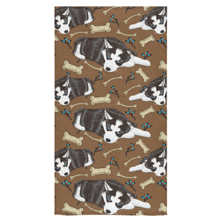 Siberian Husky Bath Towel 30"x56" - TeeAmazing