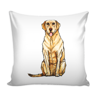 Drawing Labrador Retriever Dog Pillow Cover - Labrador Retriever Accessories - TeeAmazing