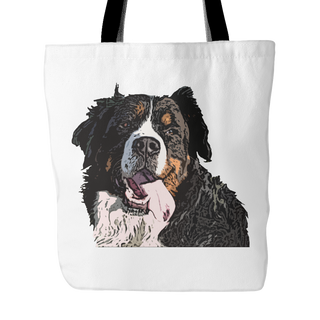 Bernese Mountain Dog Tote Bags - Bernese Mountain Bags - TeeAmazing