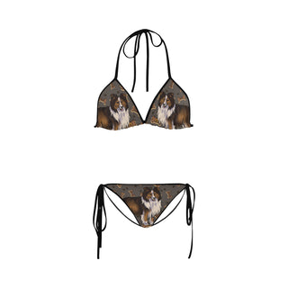 Shetland Sheepdog Dog Custom Bikini Swimsuit - TeeAmazing