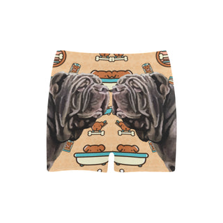 Neapolitan Mastiff Dog Briseis Skinny Shorts (Model L04) - TeeAmazing