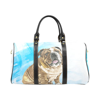 English Bulldog Water Colour No.1 New Waterproof Travel Bag/Large - TeeAmazing
