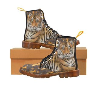 Tiger Black Boots For Women - TeeAmazing