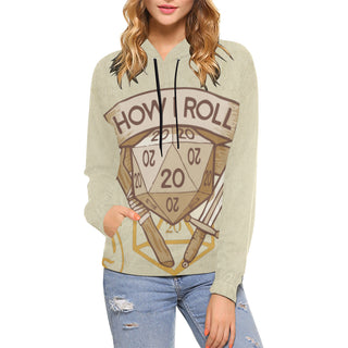How I Roll All Over Print Hoodie for Women - TeeAmazing