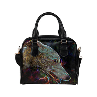 Italian Greyhound Glow Design 3 Shoulder Handbag - TeeAmazing