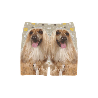 Afghan Hound Briseis Skinny Shorts (Model L04) - TeeAmazing