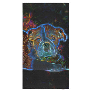 English Bulldog Glow Design 3 Bath Towel 30"x56" - TeeAmazing