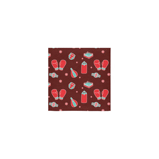 Boxing Pattern Square Towel 13x13 - TeeAmazing