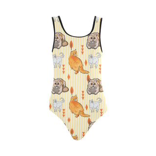 Exotic Longhair Vest One Piece Swimsuit - TeeAmazing
