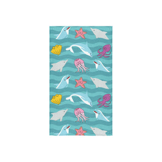 Dolphin Custom Towel 16"x28" - TeeAmazing