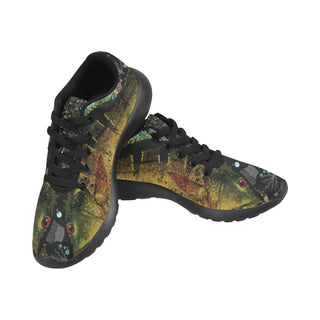 Fish Black Sneakers Size 13-15 for Men - TeeAmazing