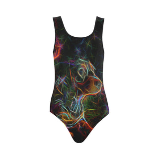 Dachshund Glow Design 2 Vest One Piece Swimsuit - TeeAmazing
