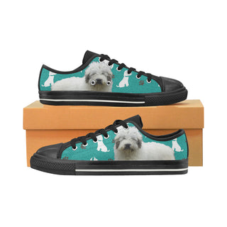 Mioritic Shepherd Dog Black Low Top Canvas Shoes for Kid - TeeAmazing