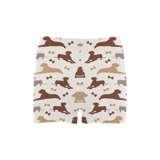 Labrador Retriever Pattern Briseis Skinny Shorts - TeeAmazing