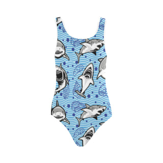Shark Vest One Piece Swimsuit - TeeAmazing