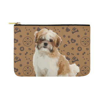 Maltese Shih Tzu Dog Carry-All Pouch 12.5x8.5 - TeeAmazing
