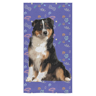 Australian Shepherd Bath Towel 30"x56" - TeeAmazing