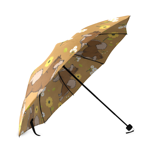 Eurasier Flower Foldable Umbrella - TeeAmazing