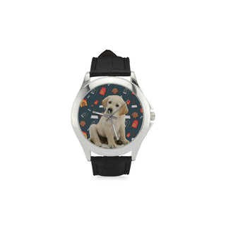 Goldador Dog Women's Classic Leather Strap Watch - TeeAmazing